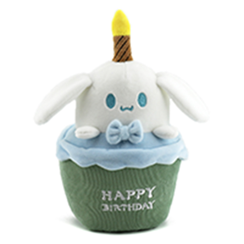 Anime Surrounding Gift Custom Plush Stuffed Cake Shaped Cinnamoroll Toy Set