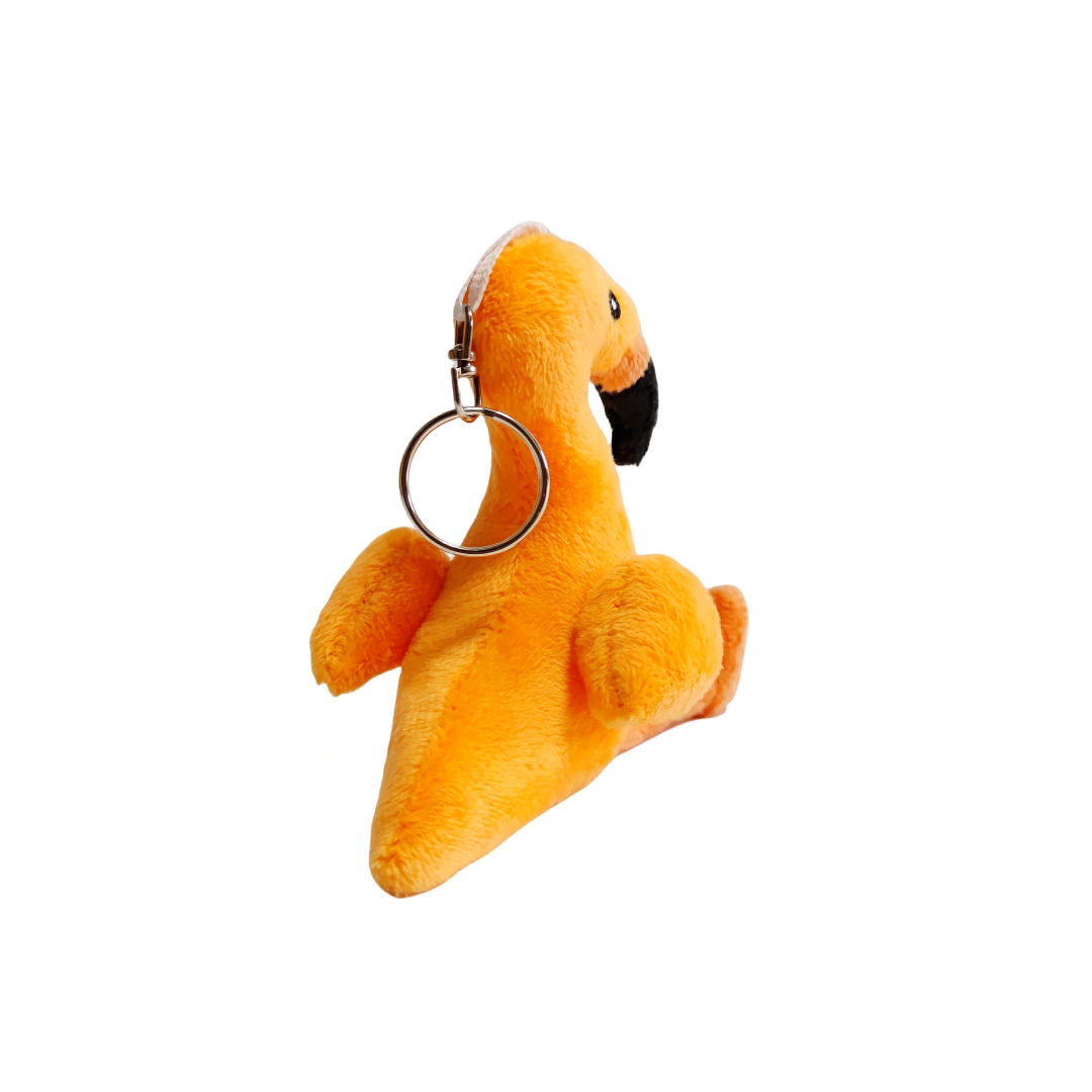 2024 New Style Custom Toy Flamingo Plush Stuffed Toy Keychain for Gift