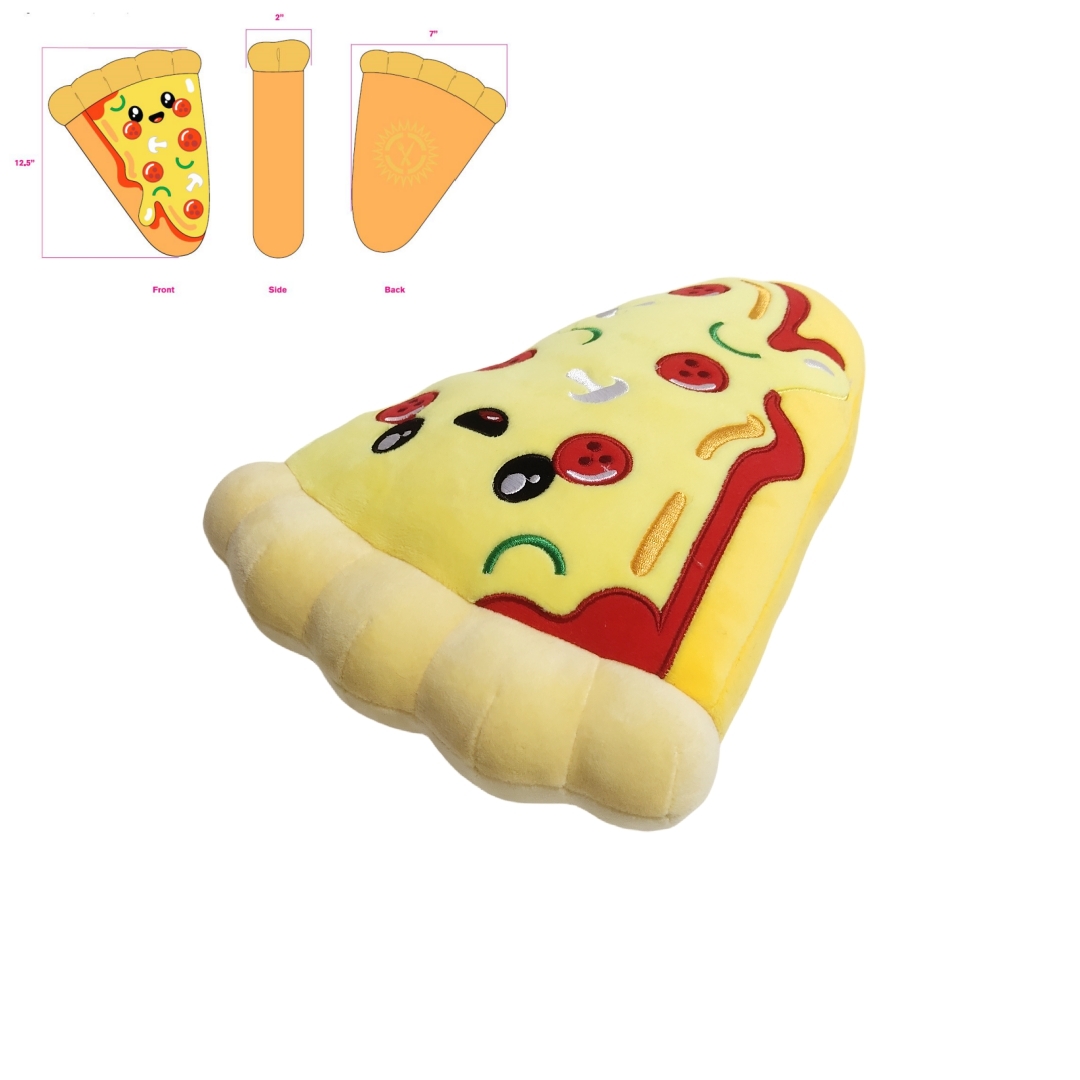Pizza Soft Big Size Plush Custom Stuffed Food Shape Kids Toys