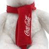 Christmas Decoration Custom Plush Stuffed Coke Polar Bear Toy for Gift