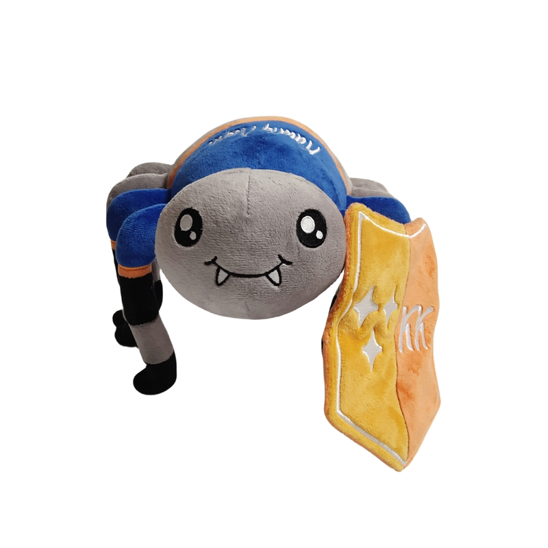 Creative Design Custom Plush Stuffed Anime Spider with Shield Toy for Gift
