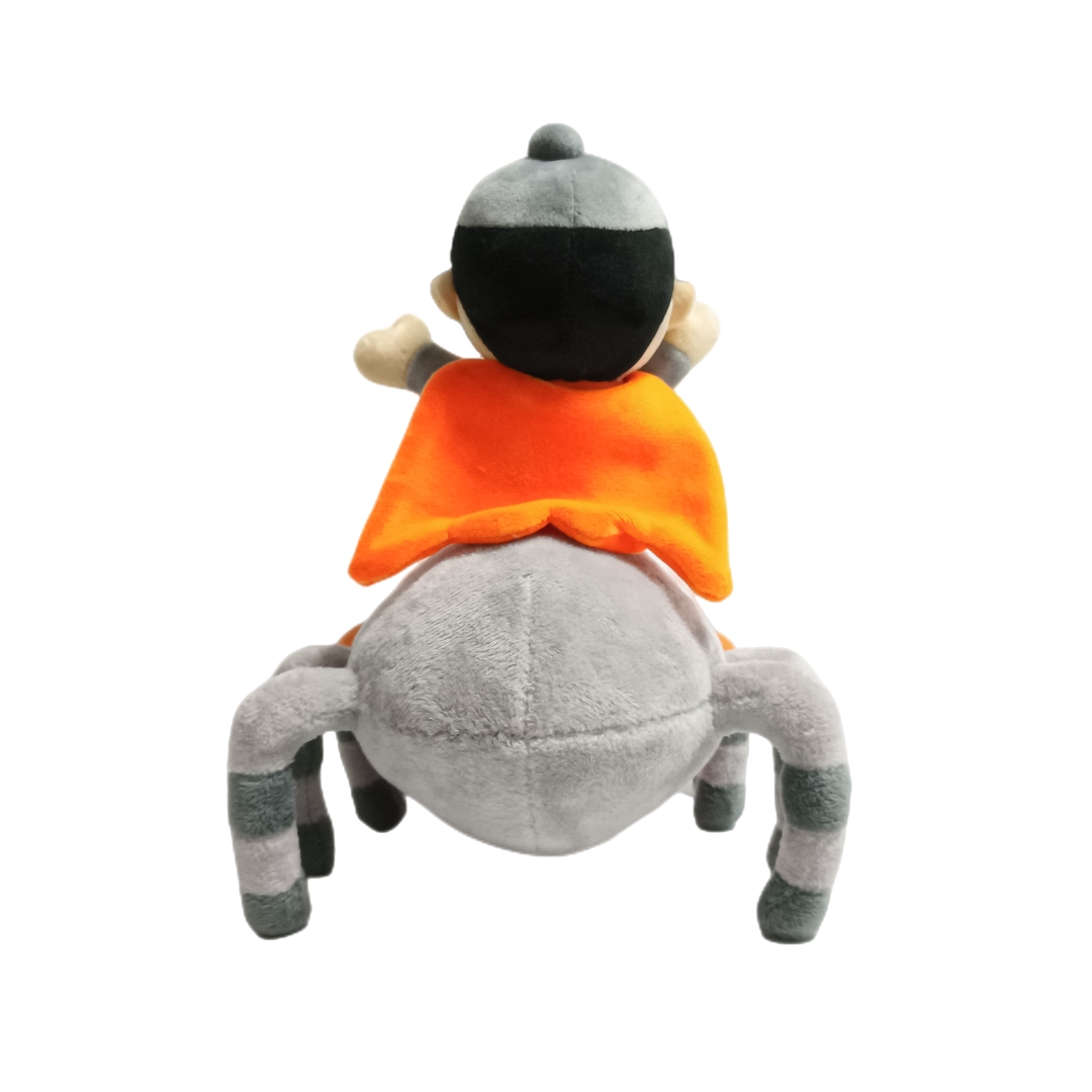 New Video Game Toy Custom Plush Stuffed Spider Toy with Doll