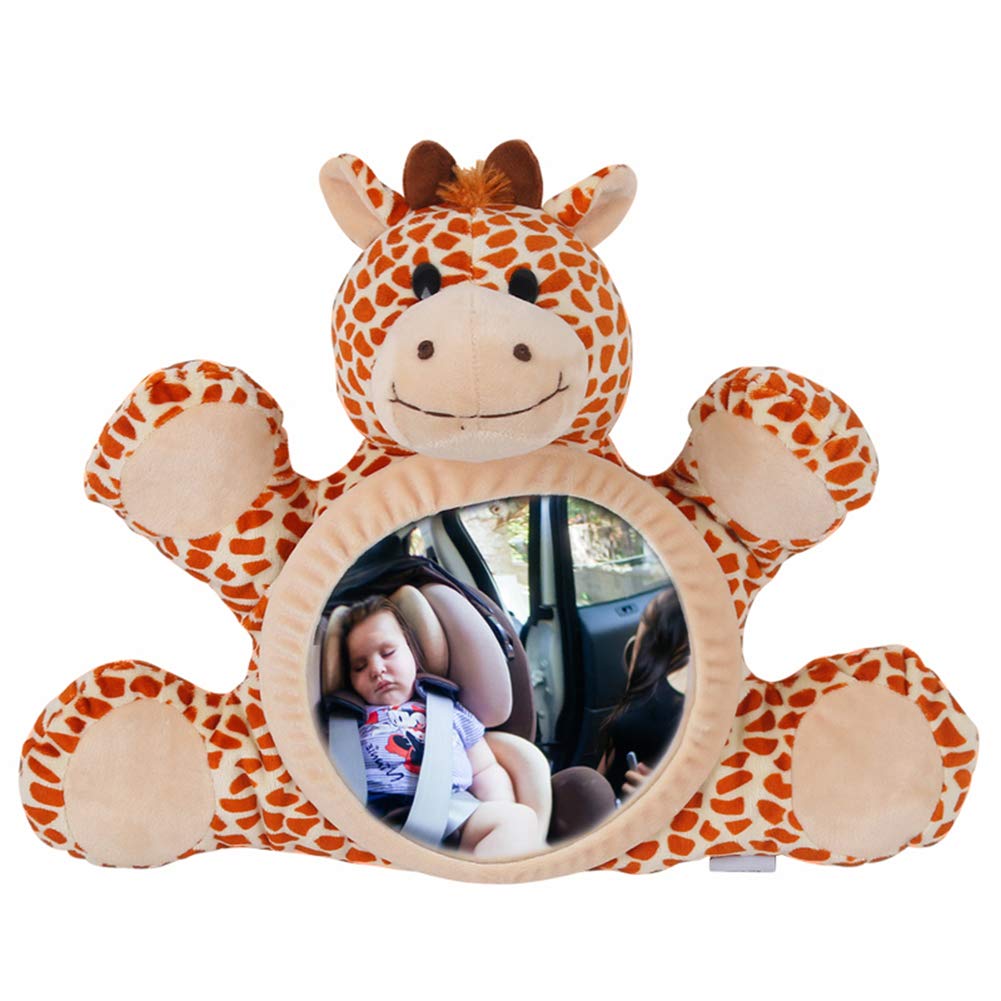 High Quality Baby Toy Custom Plush Stuffed Animal Style in-Car Mirror