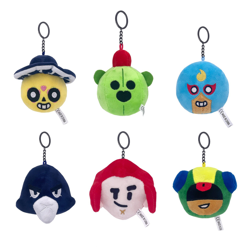 Custom Cartoon Character Doll Plush Stuffed Anime Game Toy Keychain Gift