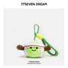New Arrival Custom Plush Cartoon Badminton Toy Keychain Backpack Pendant