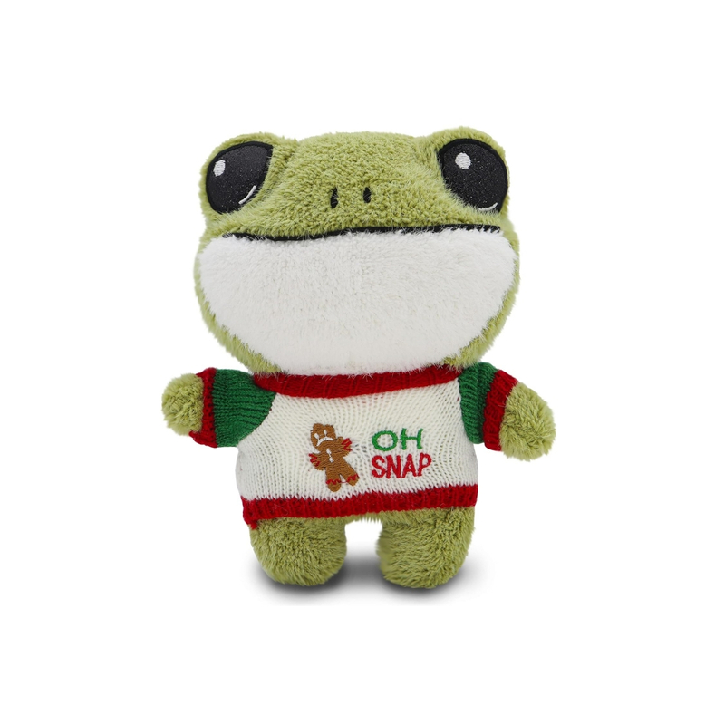 Frog Stuffed Animal Toy Adorable Frog Soft Hugglable Plushie Doll With Sweater