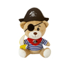Pirate Teddy Bear Plush Custom Mascot Quality Embroidered Soft Toy