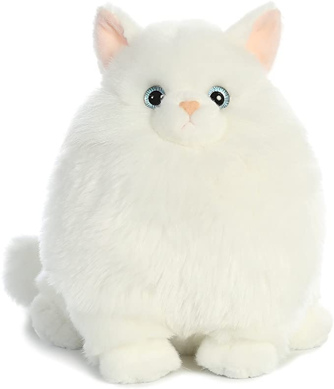 New Design Plush Stuffed Cartoon Sitting Fat Soft Cat Toy Doll