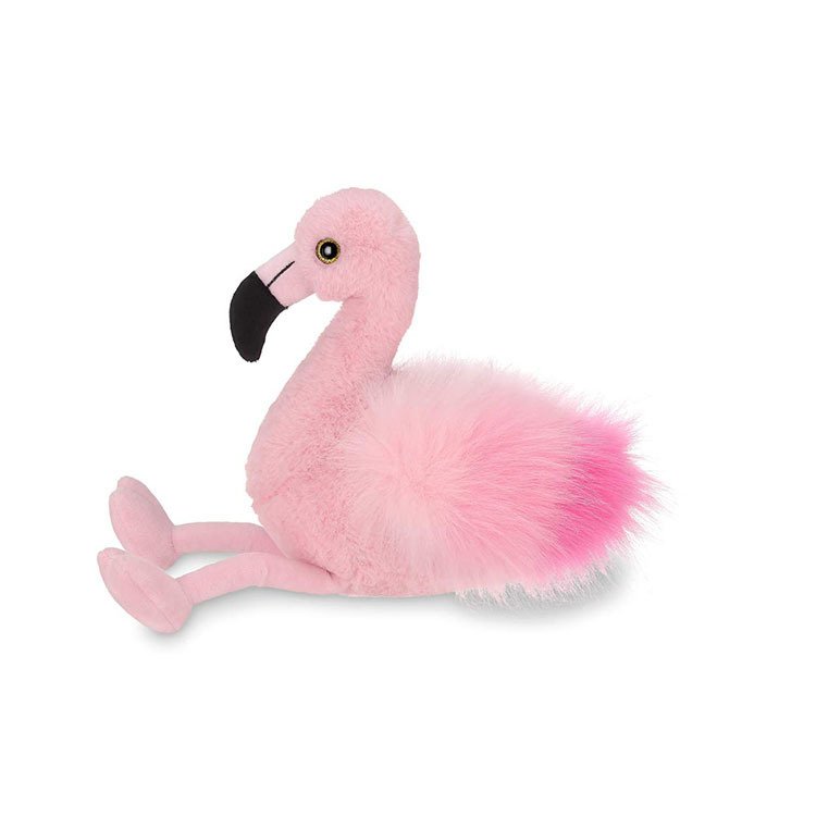 Baby Accompany Toy Plush Stuffed Pink Cartoon Flamingo Doll