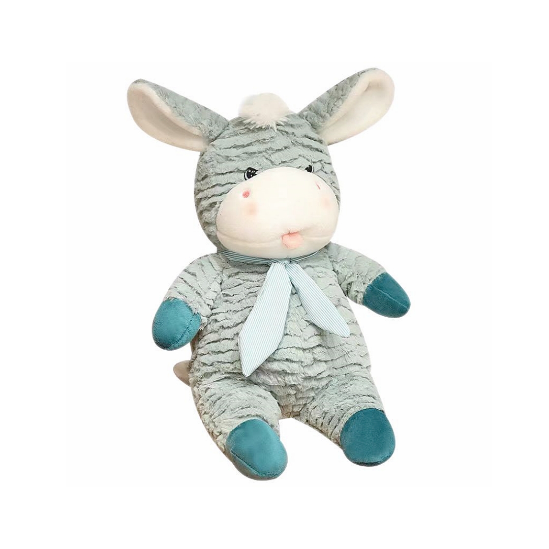 Fuzzy Donkey Soft Plush Custom OEM Kids Gift Sitting Animal Toy