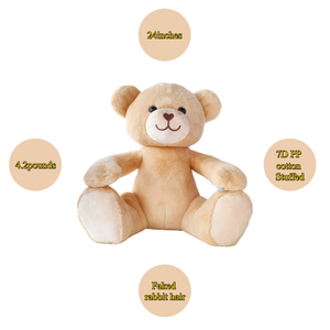Big Plush Teddy Bear Fluffy Soft Custom Sitting Animal Wholesale Factory Kids Gift Toys