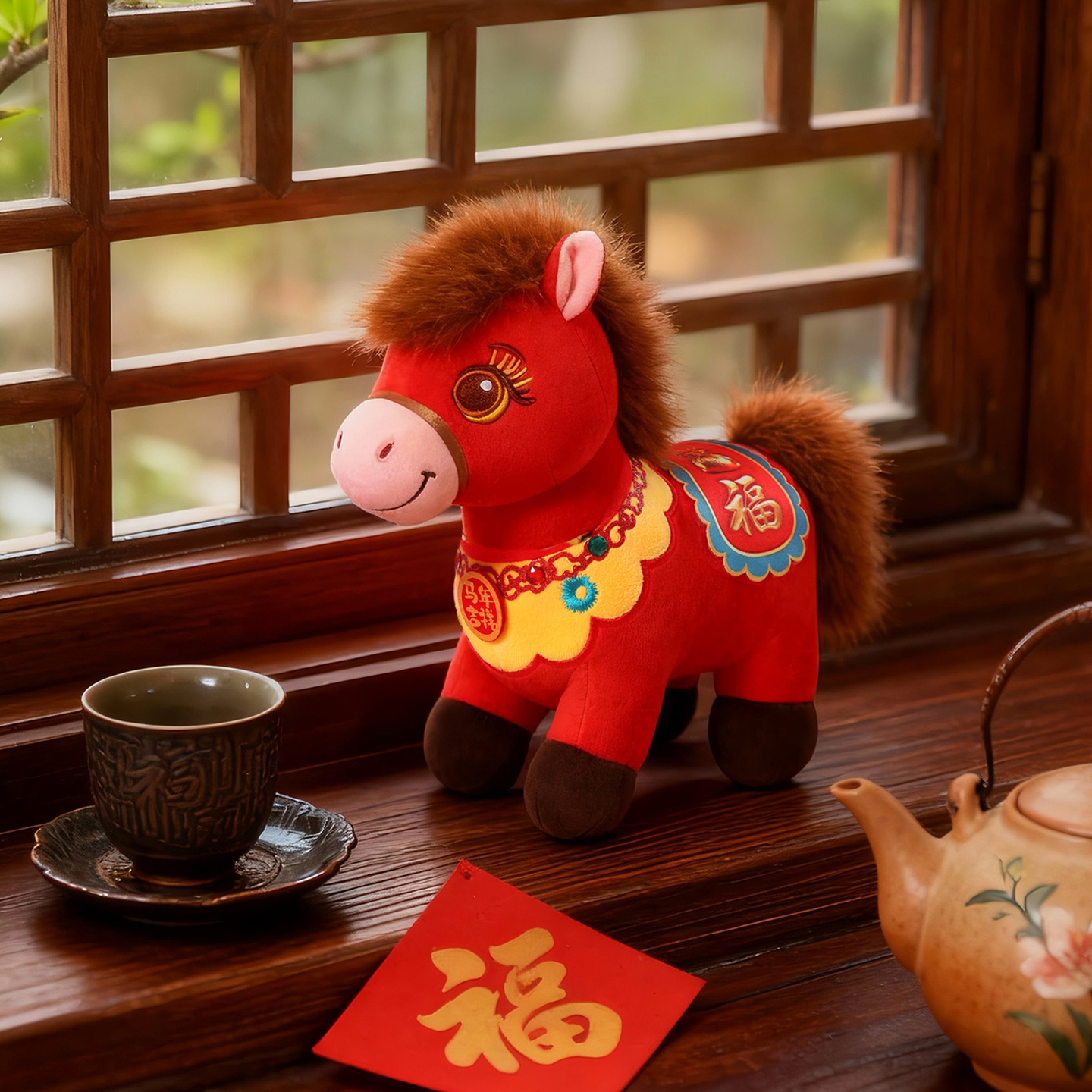 2026 New Arrival Plush Stuffed Cute Horse Toy Child Doll