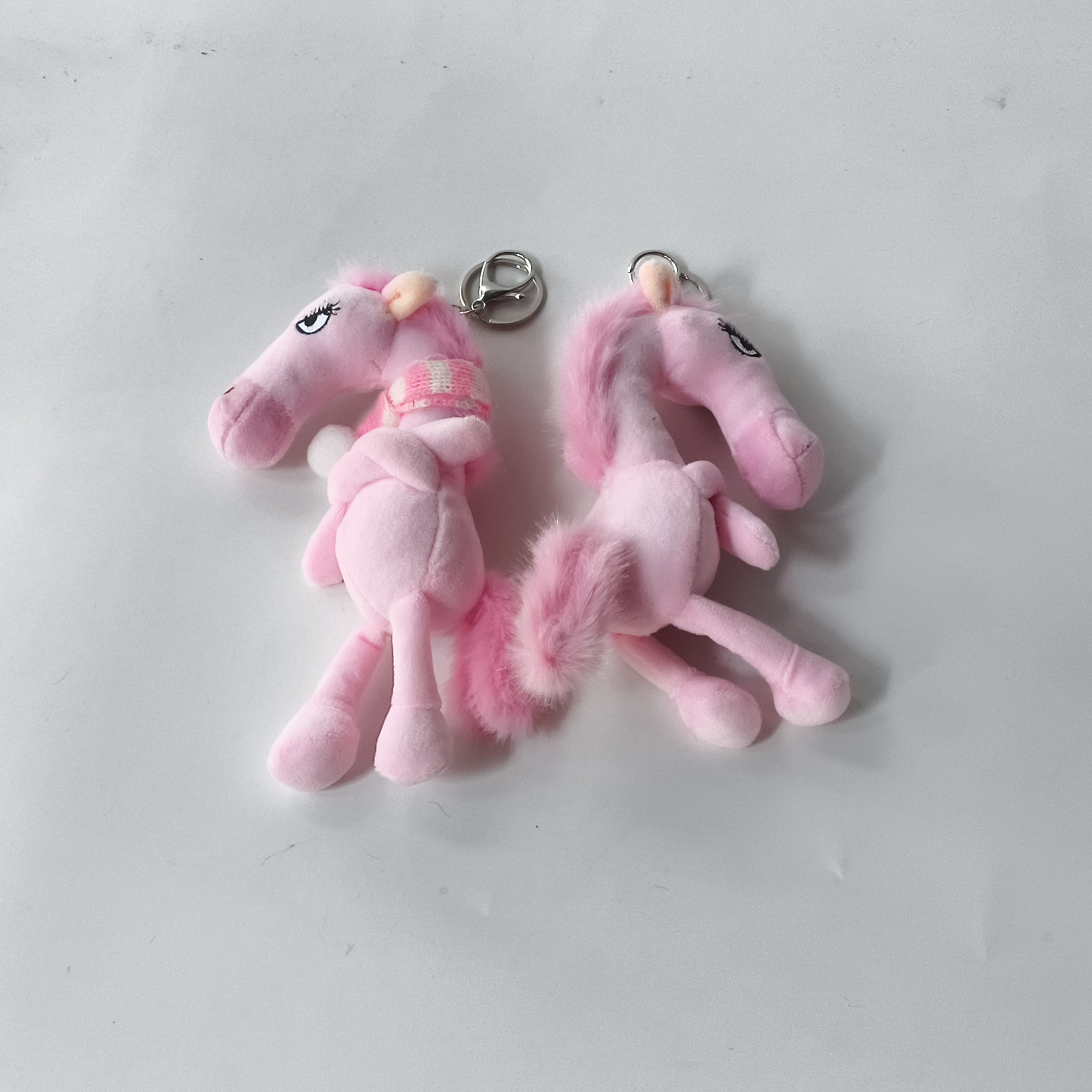 Year 2026 Plush Horse Mascot Soft Stuffed Animal Wholesale Gift Keychain Toys