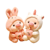 High Quality Custom Plush Stuffed Soft Cute Animal Pig Toy Doll