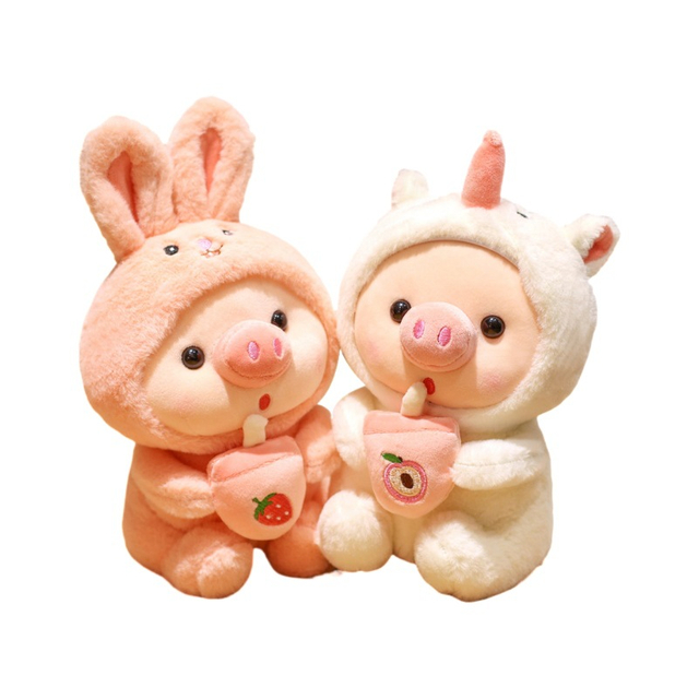 High Quality Custom Plush Stuffed Soft Cute Animal Pig Toy Doll