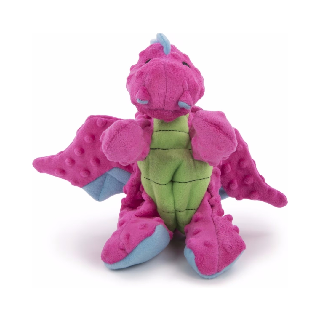 Dinosaur Purple Plush Squeaky Soft Chewy Animal Dog Toys