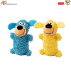 Yellow Blue Dog Mop Plush Soft Dog Chewy Squeaky Custom Pet Toys