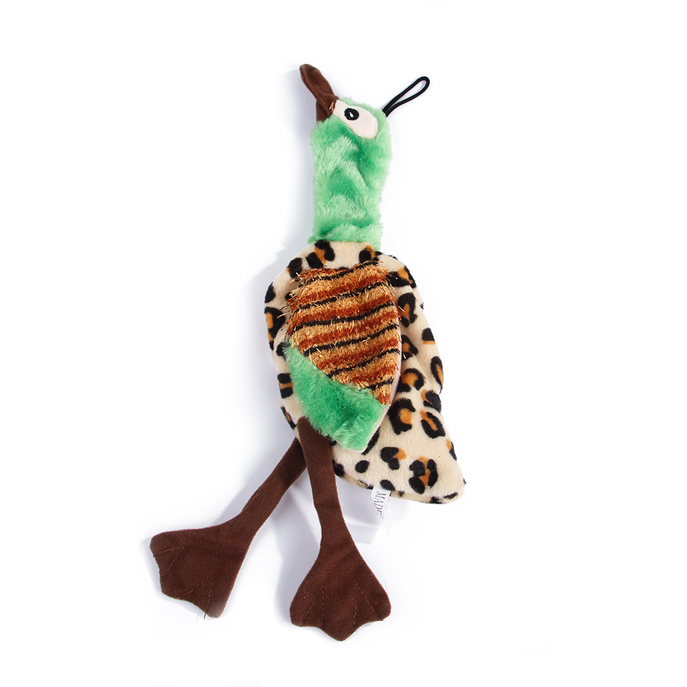 Custom Printing Pet Plush Wild Goose Dog Chew Squeaky Rope Toy