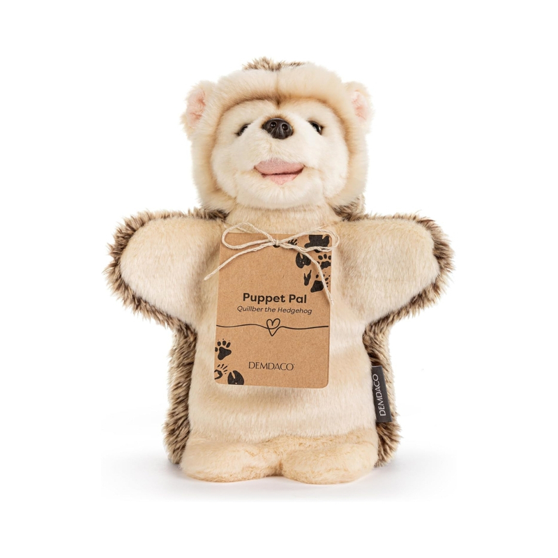 Hedgehog Animal Wholesale Plush Soft Baby Gift Mascot Hand Puppet Toy