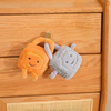 Creative Plush Stuffed Cute Cartoon Love lock Toy Widget Keychain