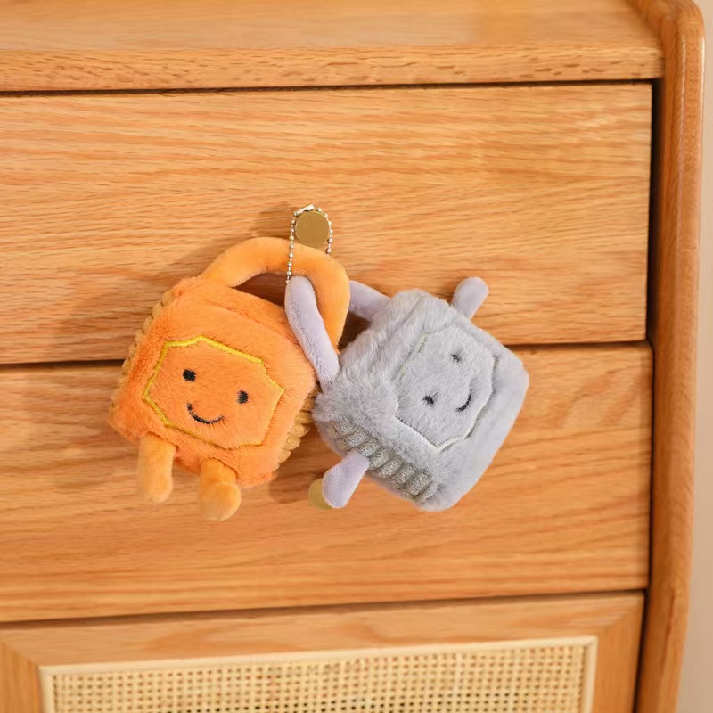 Creative Plush Stuffed Cute Cartoon Love lock Toy Widget Keychain