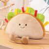 2024 New Hot Plush Stuffed Cartoon Taco Sandwich Food Cultural Toy Doll