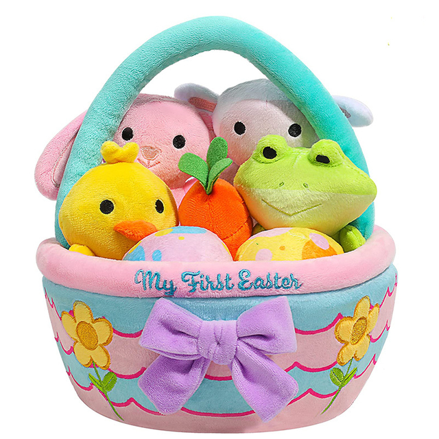 Custom Easter Day Child Holiday Gift Plush Stuffed Toy Set