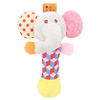 EN71 Baby Toy Custom Plush Stuffed Cartoon Animal Bell Hand Stiick