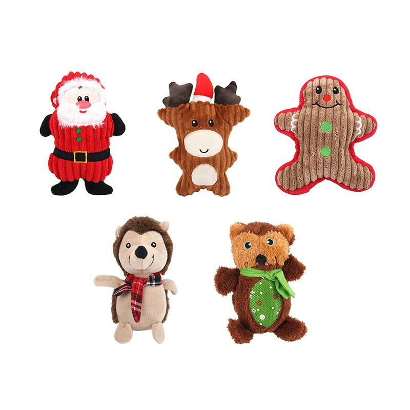 YD-BD021 Christmas Gift Plush Wholesale Dog Toys