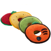 Custom Wholesale Plush Stuffed Pet Doughnuts Disc Dog Chew Squeaky Toy