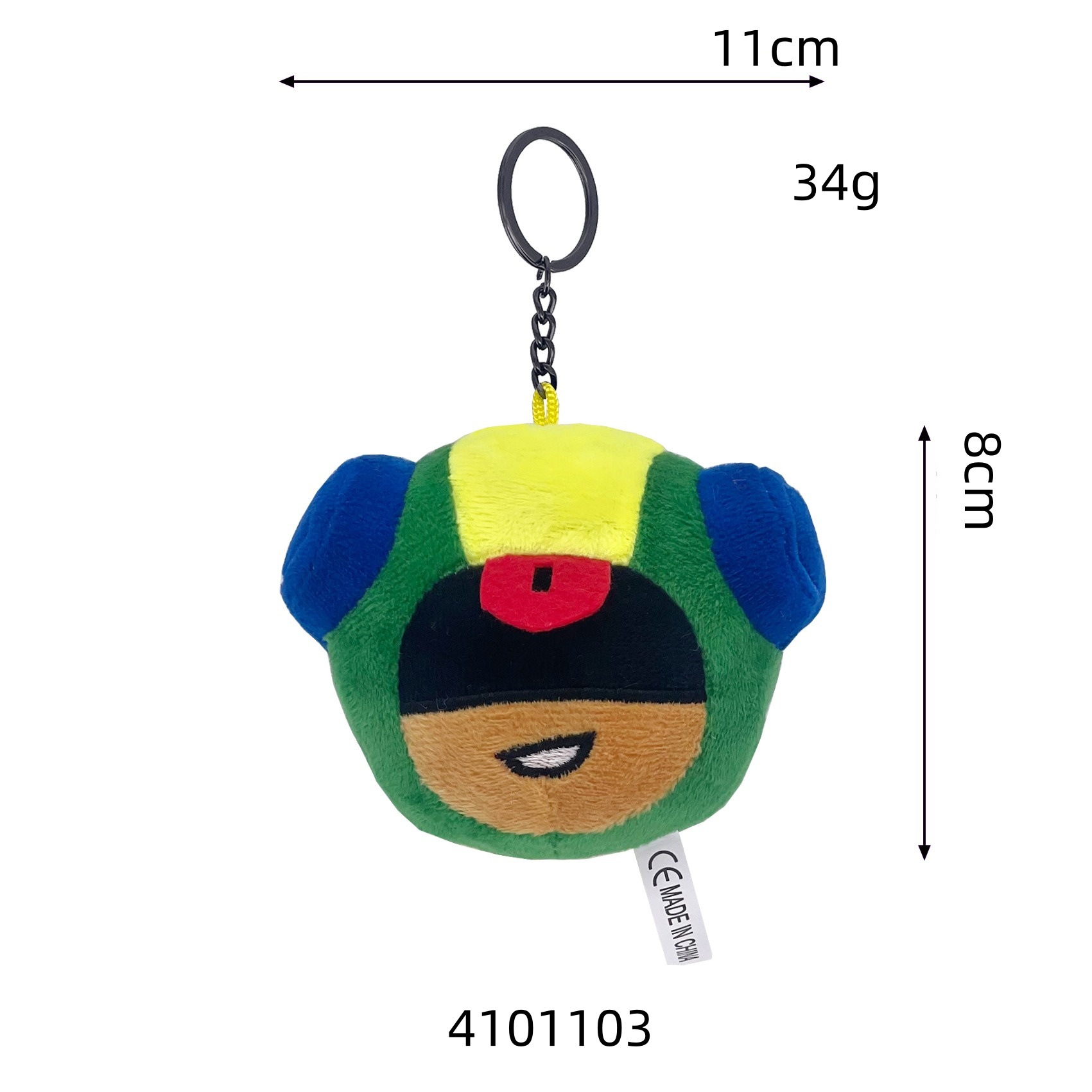Custom Cartoon Character Doll Plush Stuffed Anime Game Toy Keychain Gift