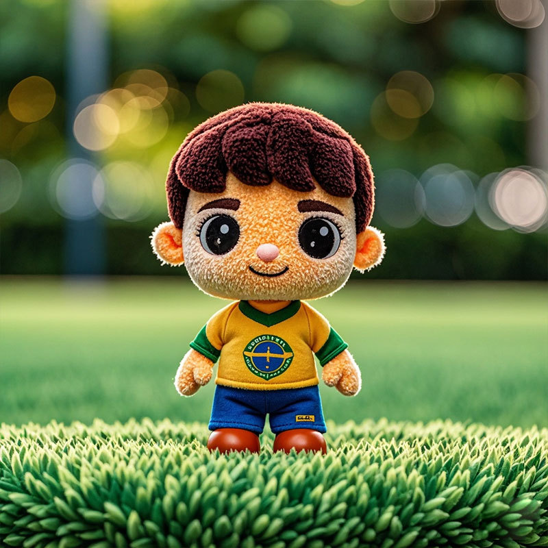 Cute Plush Toy Wholesale Stuffed Cartoon Football Boy Doll Child Gift