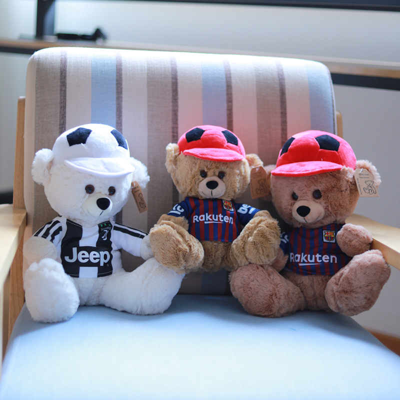 Wholesale Brand Logo Plush Stuffed Animal Soft Teddy Bear Toy Doll Event Gift