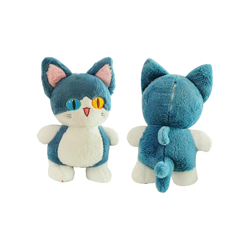 Crazy Plush Kitten with Shark Tail Stuffed Animals Gift Custom Toys