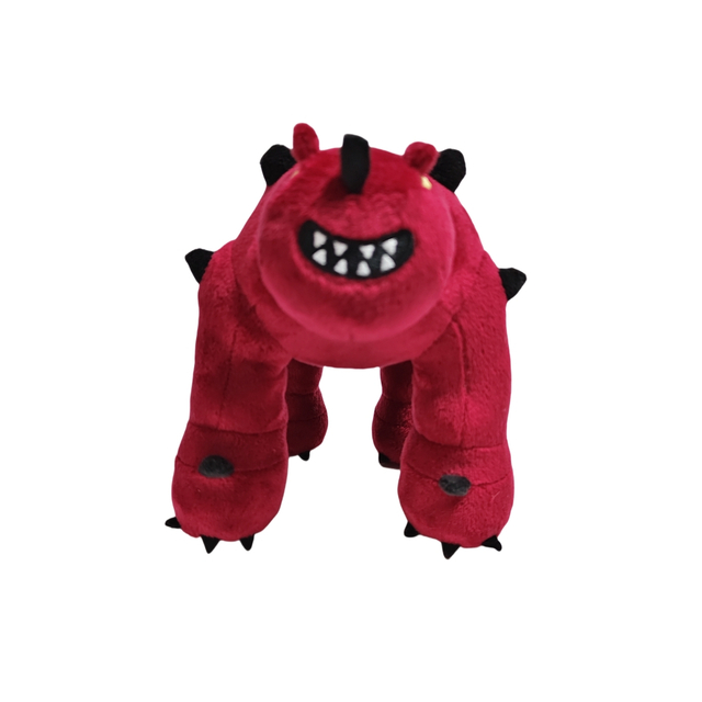 Red Monster Soft Plush Wholesale Stuffed Animal Custom Smile Face Gift Toys