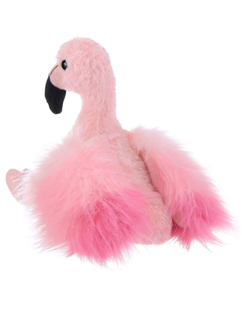 Baby Accompany Toy Plush Stuffed Pink Cartoon Flamingo Doll