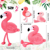 Children Gift Plush Stuffed Cartoon Pink Flamingo Toy Set Storage Doll