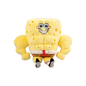 Cartoon Sexy Custom Plush Muscle Sponge Bob Kids Toy