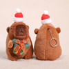 Christmas Plush Capabara Decoration Gift Kids Custom Wholesale Mascot Toys