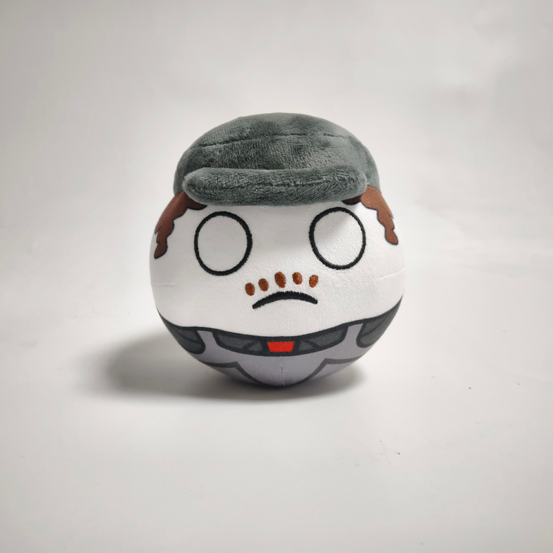 Werker boi plush volwasse man kop vorm sagte pasgemaakte hond chewy speelding