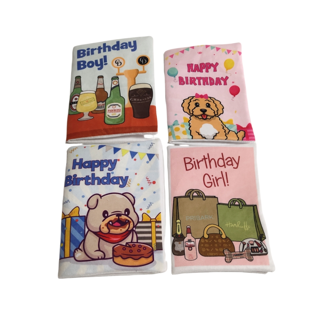 Birthday Cards Creative Soft Crinkle Funny Pet Dog Toys