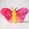 Butterfly Custom Plush Soft Dog Squeaky Wholesale Factory Pet Chewy Toys