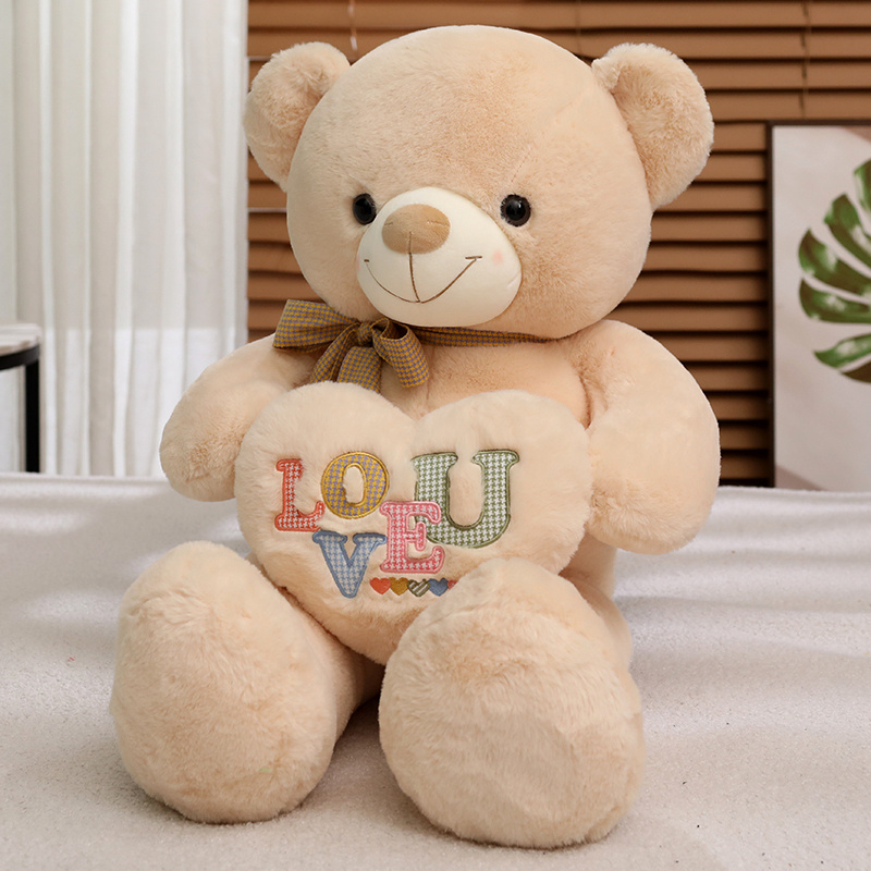 High Quality Birthday Plush Stuffed Cartoon Love Teddy Bear Toy Doll