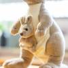 YD-KB070 Kangaroo Grey Soft Stuffed Plush Animal Custom Wholesale Toy with Joey