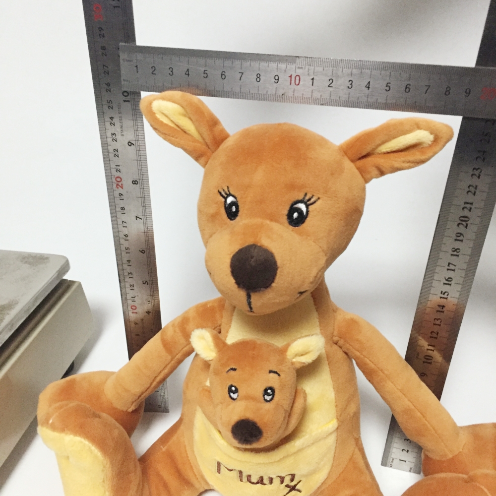 YD-B01 Australian Kangaroo with Baby Soft Plush Stuffed Animal Custom Mascot Toy