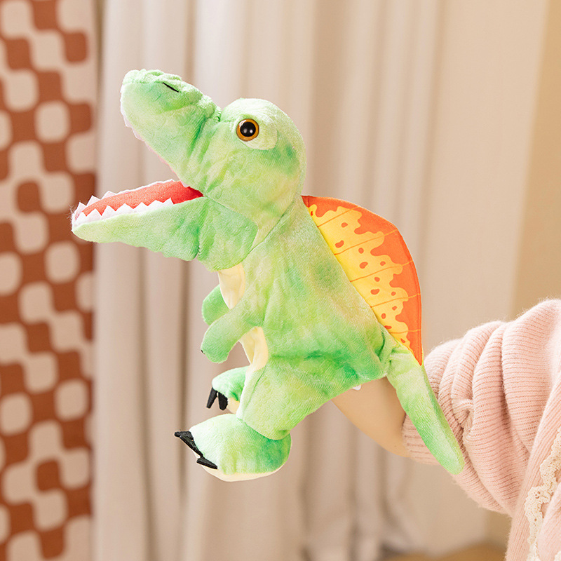 Party Toy Set Plush Stuffed Cartoon Cute Dinosaur Hand Puppet