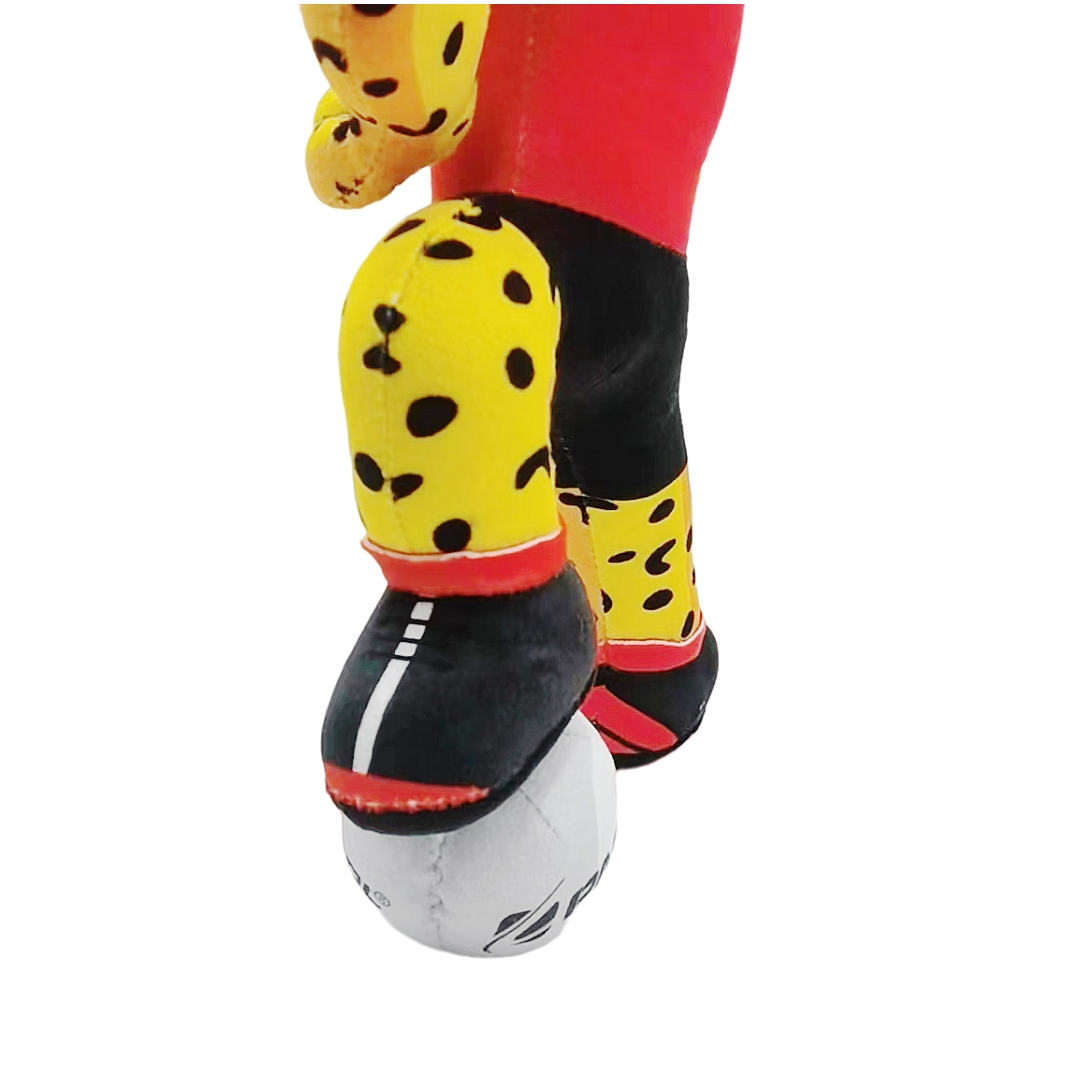 Leopard Football Game World Up Figure Plush Soft Custom Award Toy