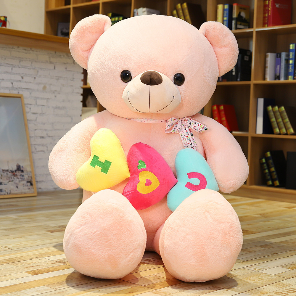 Valentine's Day Plush Stuffed Soft Love Teddy Bear Toy Pillow