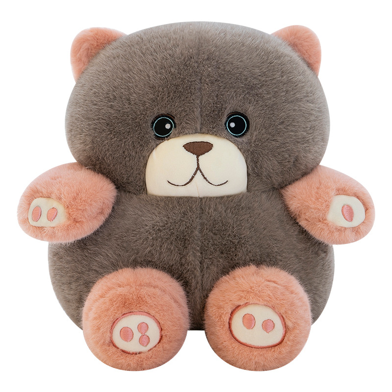Katuni nzuri iliyotiwa vitu vya katuni, Bean Bear Toy Doll Zawadi ya Mtoto