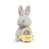 YD-BD050 Easter Soft Plush Grey Rabbit Stuffed Animal Kids Gift Toys